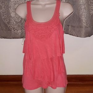 NWT Candie's tiered tank top size xl/16